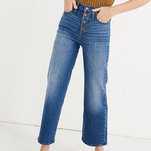 Madewell Slim Wide-leg Crop Jeans
